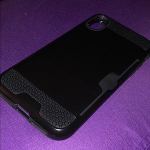 Brand new IPhone X case with card holder